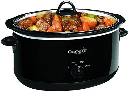 Crock-Pot 8 Quart Manual Slow Cooker – Black c8e