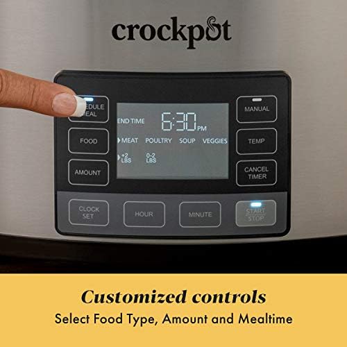 Crock-Pot MyTime 6 Quart Programmable Slow Cooker q1h