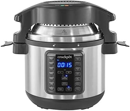 Crock-Pot Express Crisp 8 Quart 10-in-1 Pressure Cooker qbv