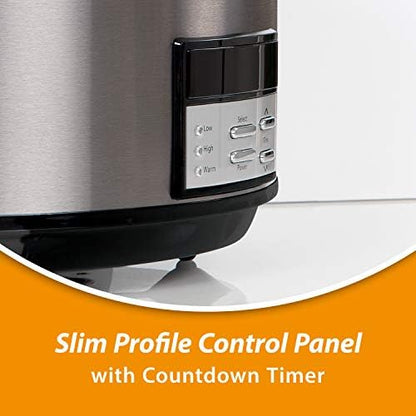 Crock-Pot 8 Quart Programmable Slow Cooker with Auto Warm mea