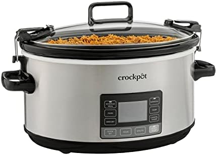 Crock-Pot 7 Quart Portable Programmable Slow Cooker with Timer 0mf