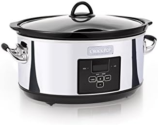 Crock-Pot 7 Quart Programmable Slow Cooker – Polished Platinum 3ka