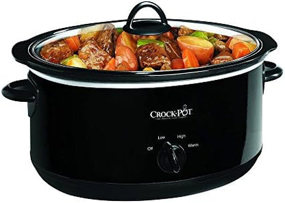 Crock-Pot 8 Quart Manual Slow Cooker – Black c8e