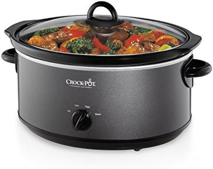 Crock-Pot 7 Quart Slow Cooker – Charcoal 26k