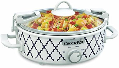 Crock-Pot 2.5 Quart Compact Casserole Slow Cooker 8v3