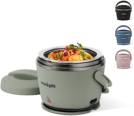 Crock-Pot Portable Electric Lunch Box Food Warmer – Green r6s