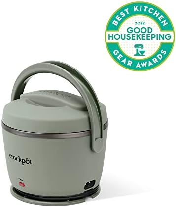 Crock-Pot Portable Electric Lunch Box Food Warmer – Green r6s