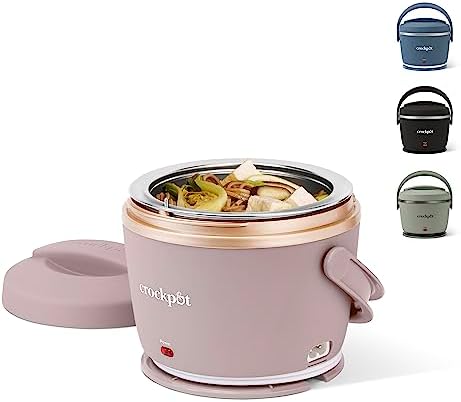 Crock-Pot Electric Lunch Box Food Warmer 20oz – Blush Pink uev