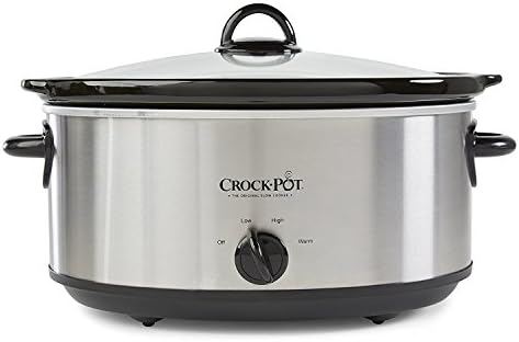 Crock-Pot 7 Quart Oval Manual Slow Cooker – Stainless Steel ruu