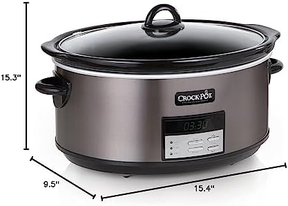 Crock-Pot 8 Quart Programmable Slow Cooker with Auto Warm mea