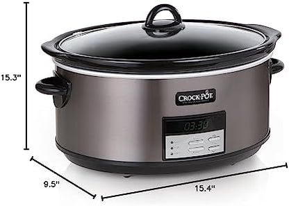 Crock-Pot 8 Quart Programmable Slow Cooker with Auto Warm mea