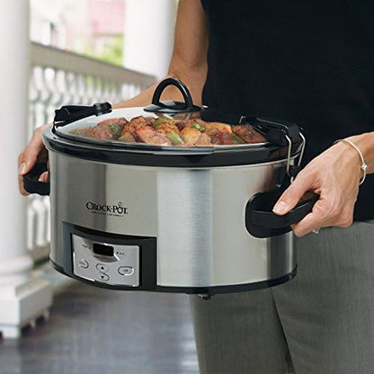Crock-Pot Cook & Carry 6 Quart Programmable Slow Cooker w0c
