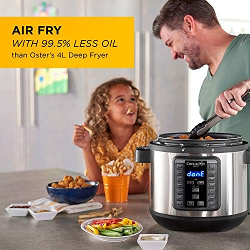 Crock-Pot Express Crisp 8 Quart 10-in-1 Pressure Cooker qbv