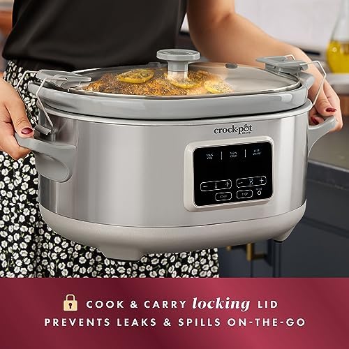 Crock-Pot 7 Quart Programmable Cook & Carry Slow Cooker c1h