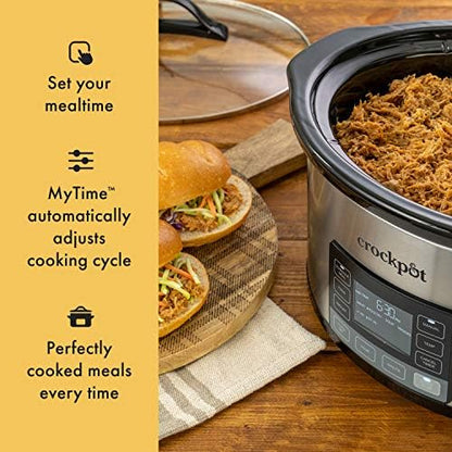 Crock-Pot MyTime 6 Quart Programmable Slow Cooker q1h