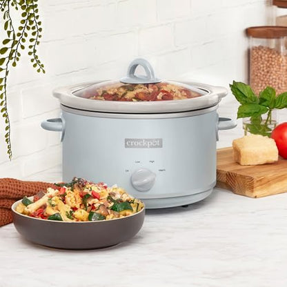 Crock-Pot 4.5 Quart Manual Slow Cooker – Macaroon Blue sn0