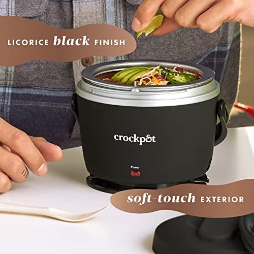 Crock-Pot Electric Lunch Box Food Warmer 20oz – Black 92n