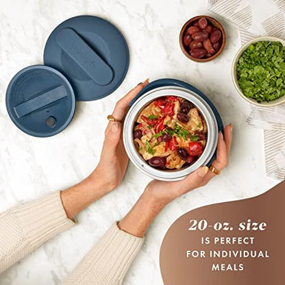 Crock-Pot Electric Lunch Box Food Warmer 20oz – Faded Blue vk0