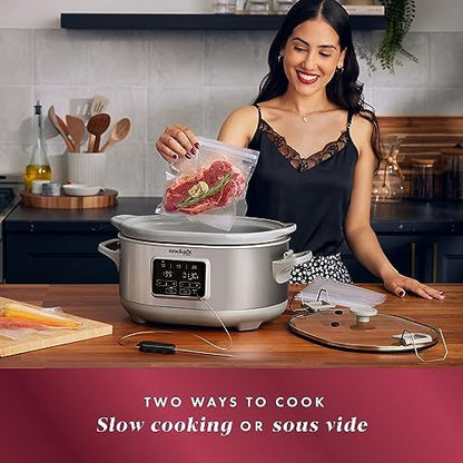 Crock-Pot 7 Quart Programmable Cook & Carry Slow Cooker c1h