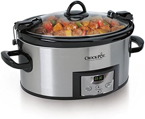 Crock-Pot Cook & Carry 6 Quart Programmable Slow Cooker w0c