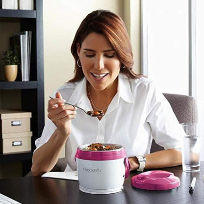 Crock-Pot Lunch Crock Portable Food Warmer 20oz – Pink dl8