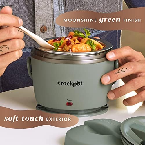 Crock-Pot Portable Electric Lunch Box Food Warmer – Green r6s