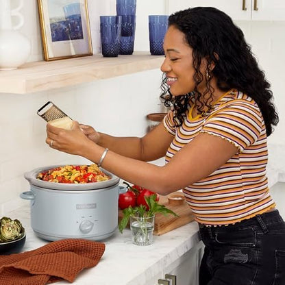 Crock-Pot 4.5 Quart Manual Slow Cooker – Macaroon Blue sn0