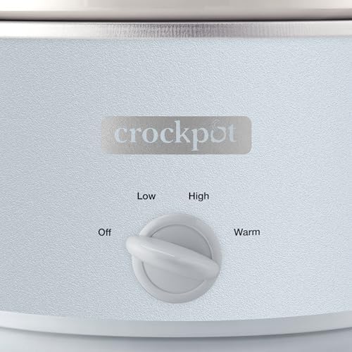 Crock-Pot 4.5 Quart Manual Slow Cooker – Macaroon Blue sn0