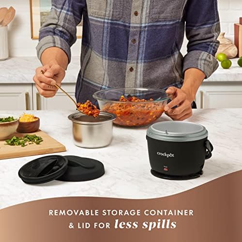 Crock-Pot Electric Lunch Box Food Warmer 20oz – Black 92n