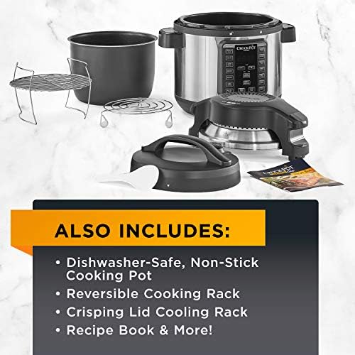Crock-Pot Express Crisp 8 Quart 10-in-1 Pressure Cooker qbv