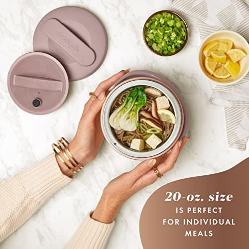 Crock-Pot Electric Lunch Box Food Warmer 20oz – Blush Pink uev