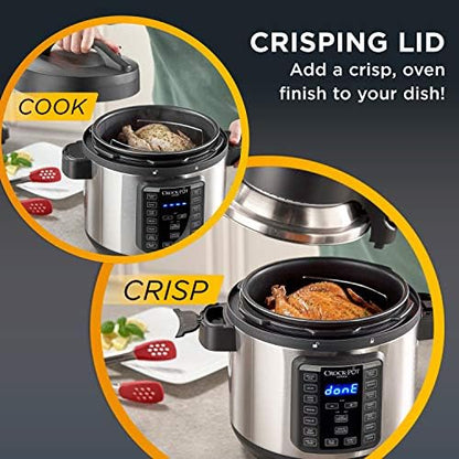 Crock-Pot Express Crisp 8 Quart 10-in-1 Pressure Cooker qbv
