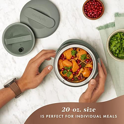 Crock-Pot Portable Electric Lunch Box Food Warmer – Green r6s