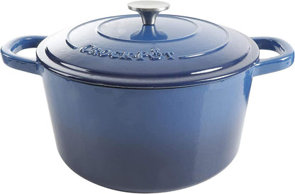 Crock-Pot 3 Quart Enameled Cast Iron Dutch Oven – Aqua ydj