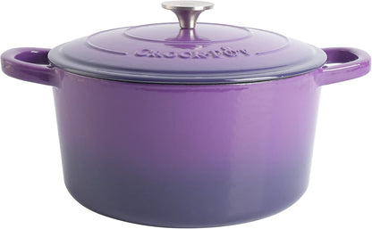 Crock-Pot 3 Quart Enameled Cast Iron Dutch Oven – Aqua ydj