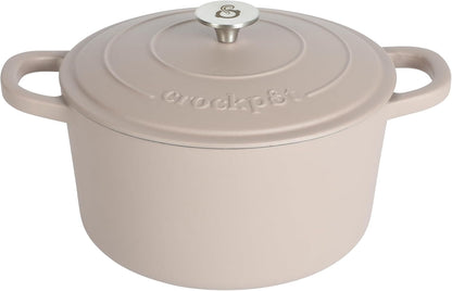 Crock-Pot 3 Quart Enameled Cast Iron Dutch Oven – Aqua ydj