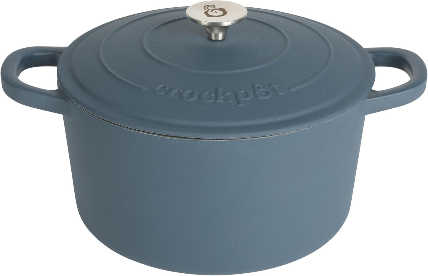 Crock-Pot 3 Quart Enameled Cast Iron Dutch Oven – Aqua ydj