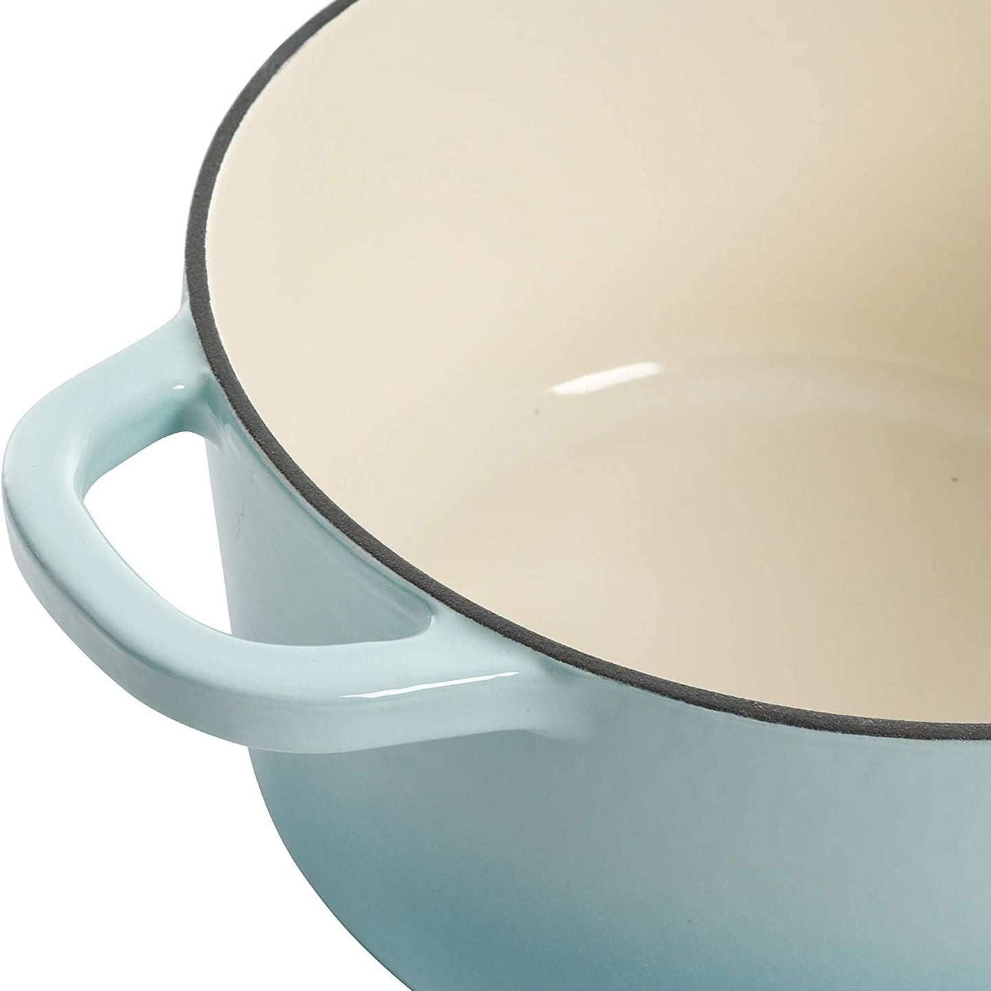 Crock-Pot 3 Quart Enameled Cast Iron Dutch Oven – Aqua ydj