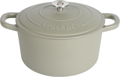 Crock-Pot 3 Quart Enameled Cast Iron Dutch Oven – Aqua ydj