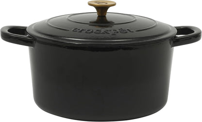 Crock-Pot 3 Quart Enameled Cast Iron Dutch Oven – Aqua ydj