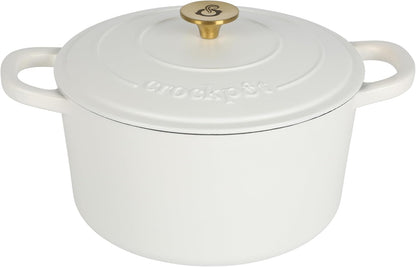 Crock-Pot 3 Quart Enameled Cast Iron Dutch Oven – Aqua ydj