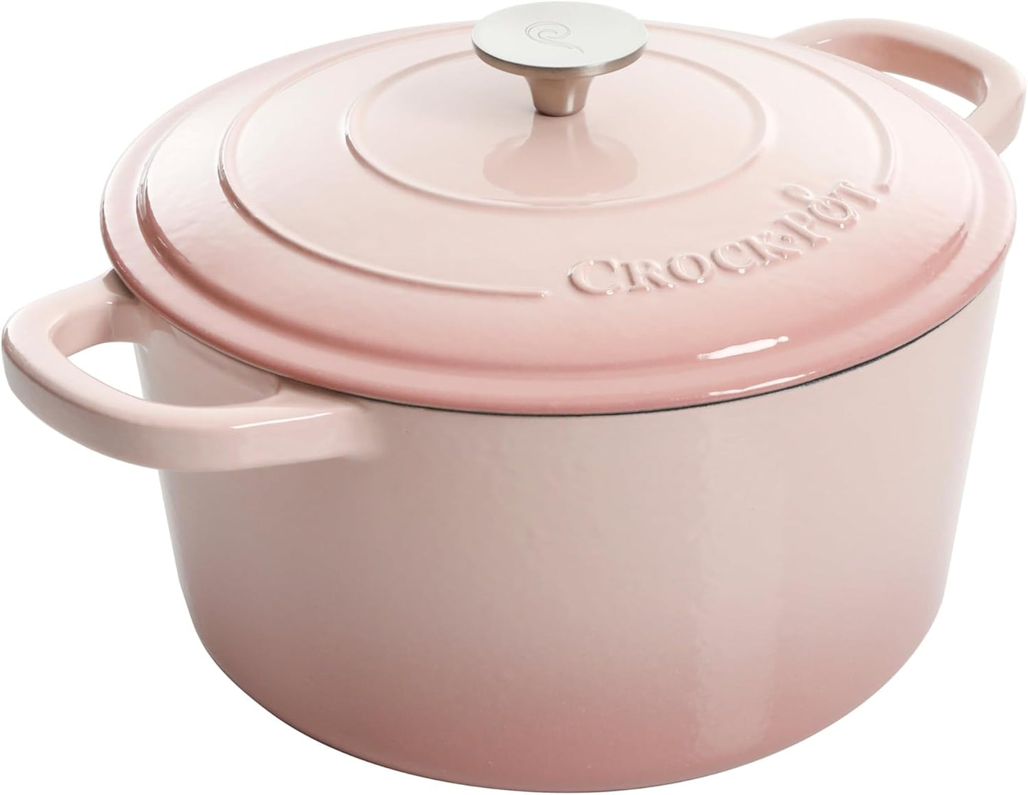Crock-Pot 3 Quart Enameled Cast Iron Dutch Oven – Aqua ydj