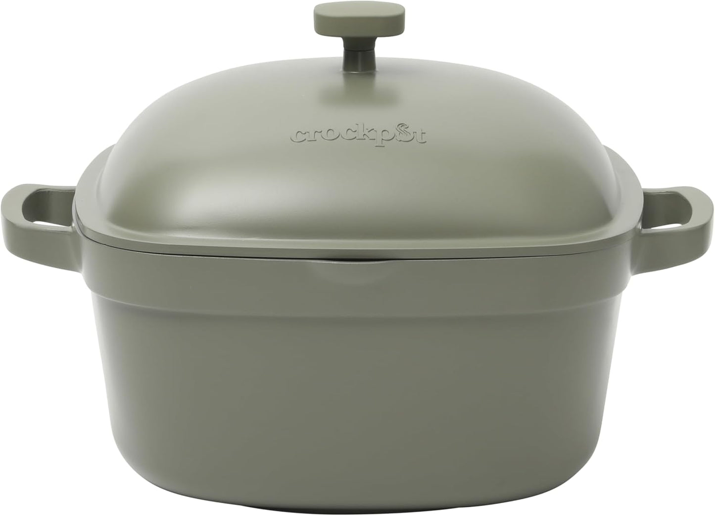 Crock-Pot 3 Quart Enameled Cast Iron Dutch Oven – Aqua ydj