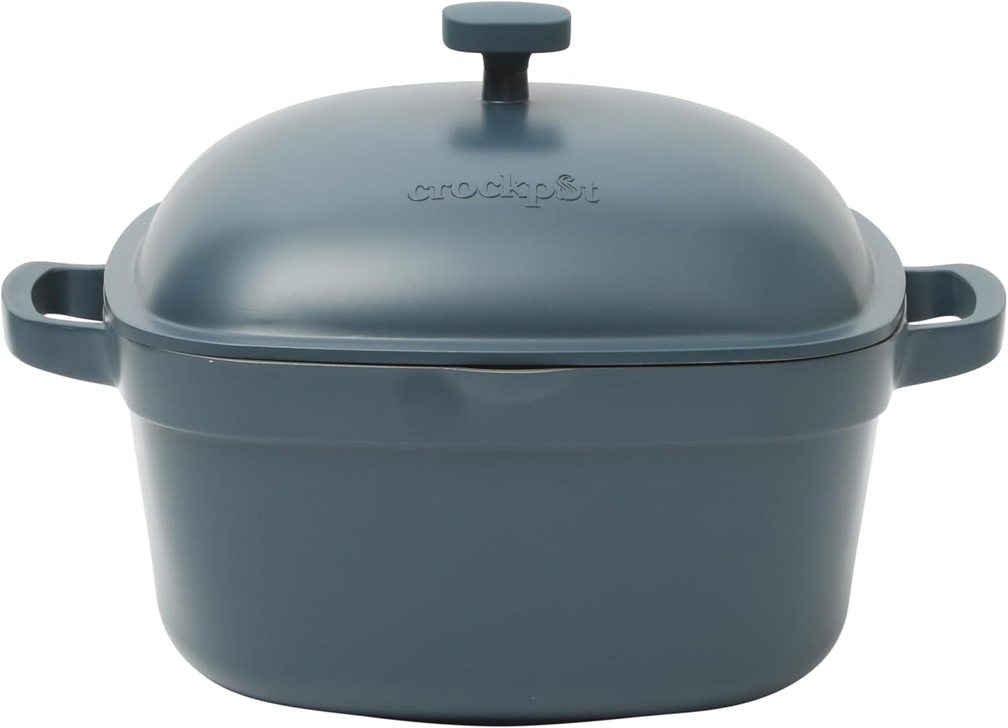 Crock-Pot 3 Quart Enameled Cast Iron Dutch Oven – Aqua ydj
