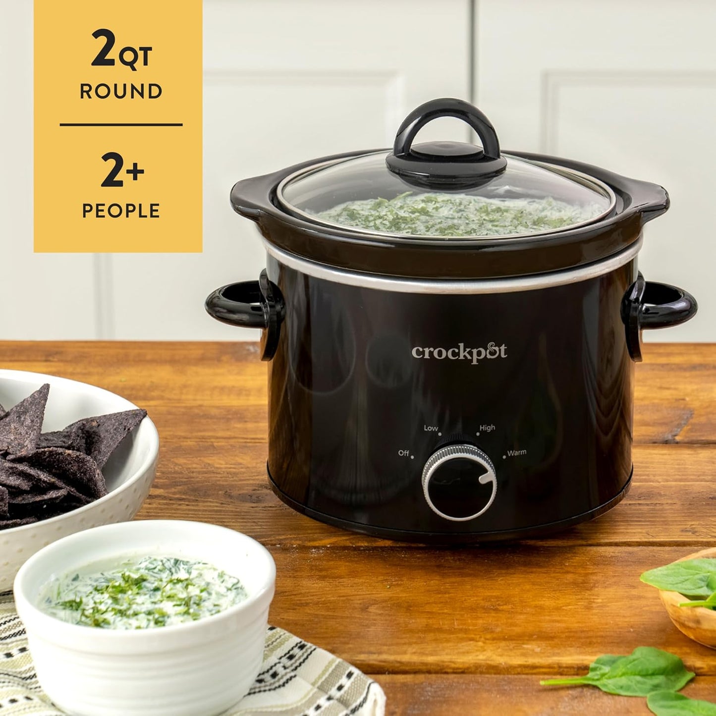 Crock-Pot 2 Quart Mini Slow Cooker – Classic Compact Cooker zc8